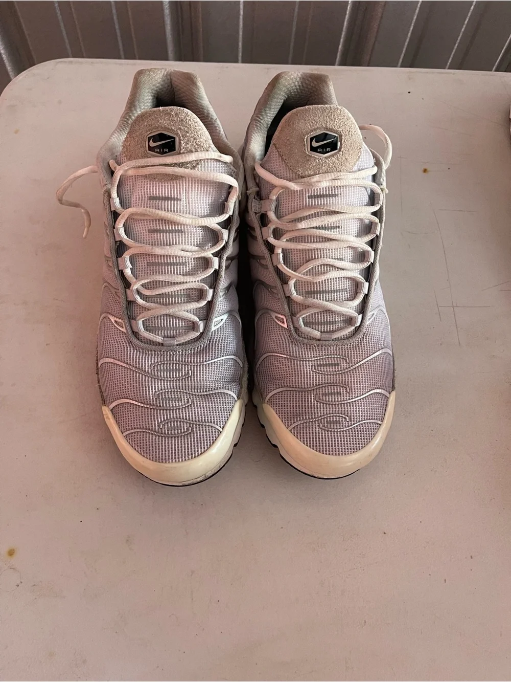 Nike Air Max Plus TN – White/Grey – Men’s Size 15 🔥